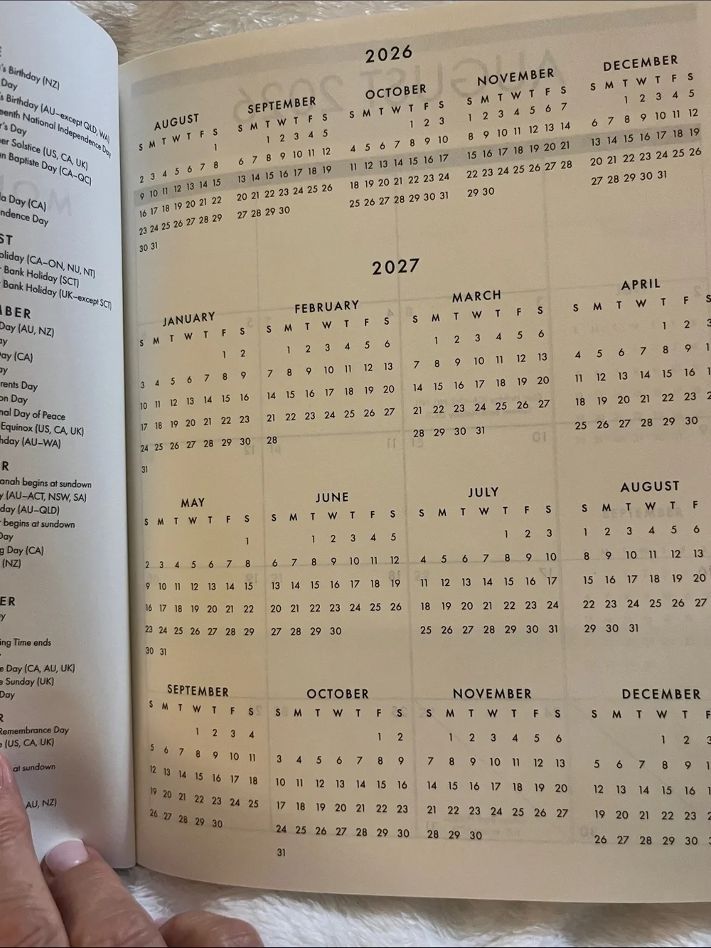 Molly & Rex Olive Floral Bookshelf Monthly & Weekly Planner